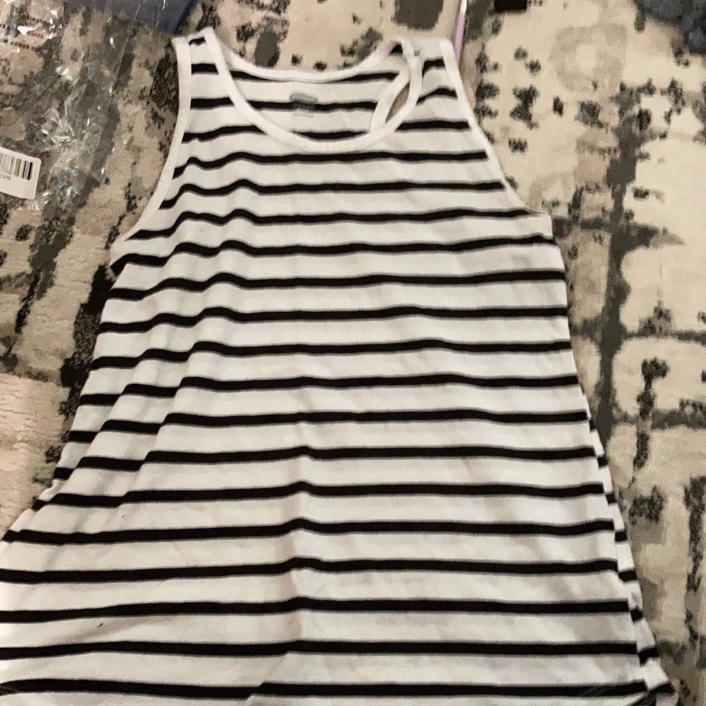 Cute Black and white Tank Top